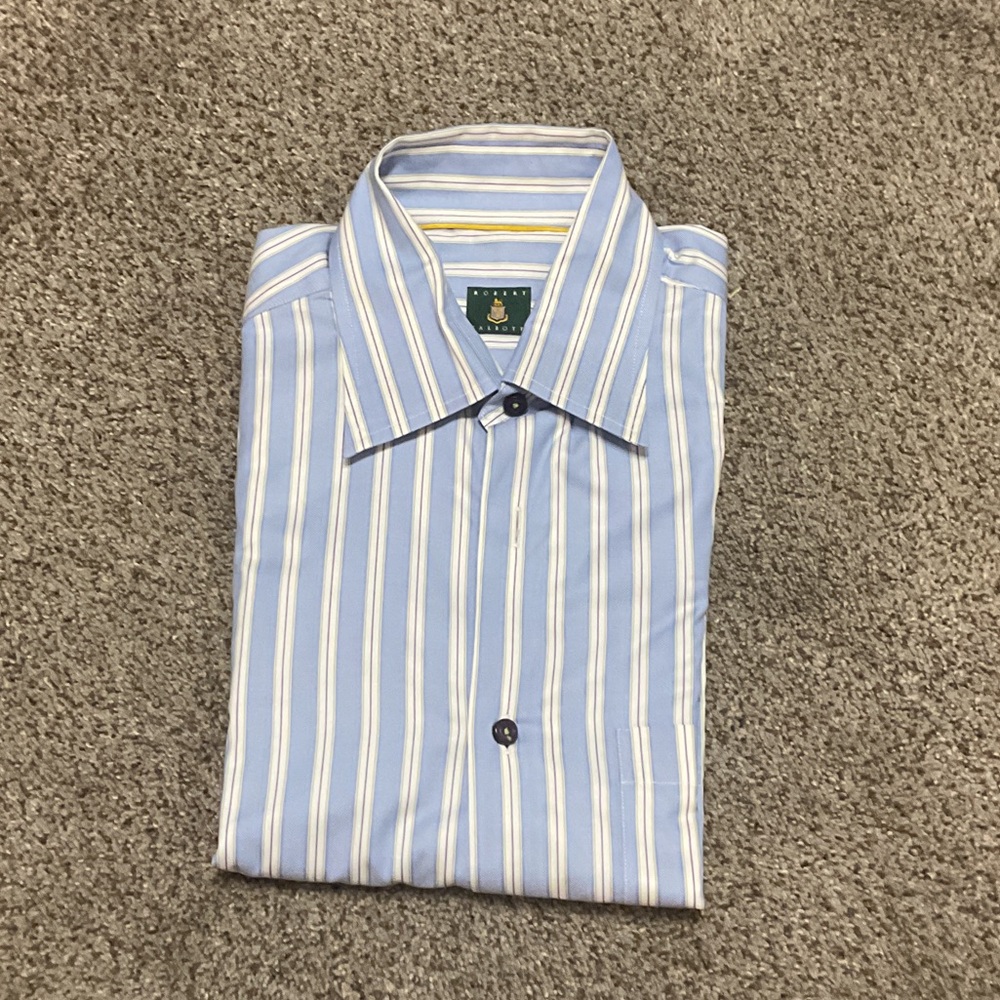 Robert Talbott  Striped Men's Shirt